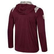 Virginia Tech Colosseum OHT 1/4 Zip Hooded Windshirt